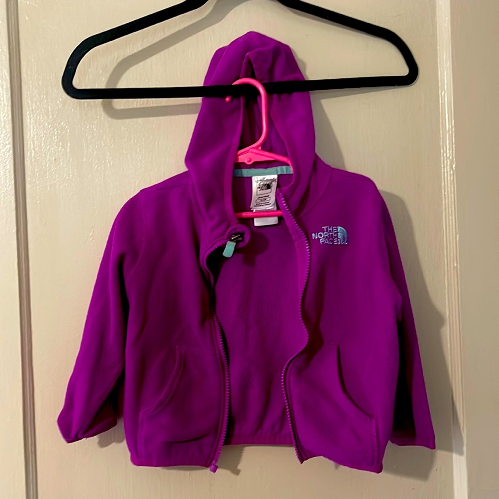 Infant purple the North face jacket